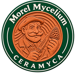 Ceramyca Morel Mycelium logo